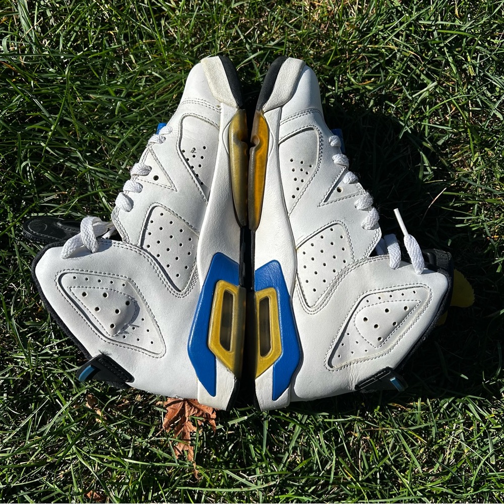 Nike Air Jordan Retro 6 GS Sport Blue Size 6.5Y / Women’s 8 Good Used Condition